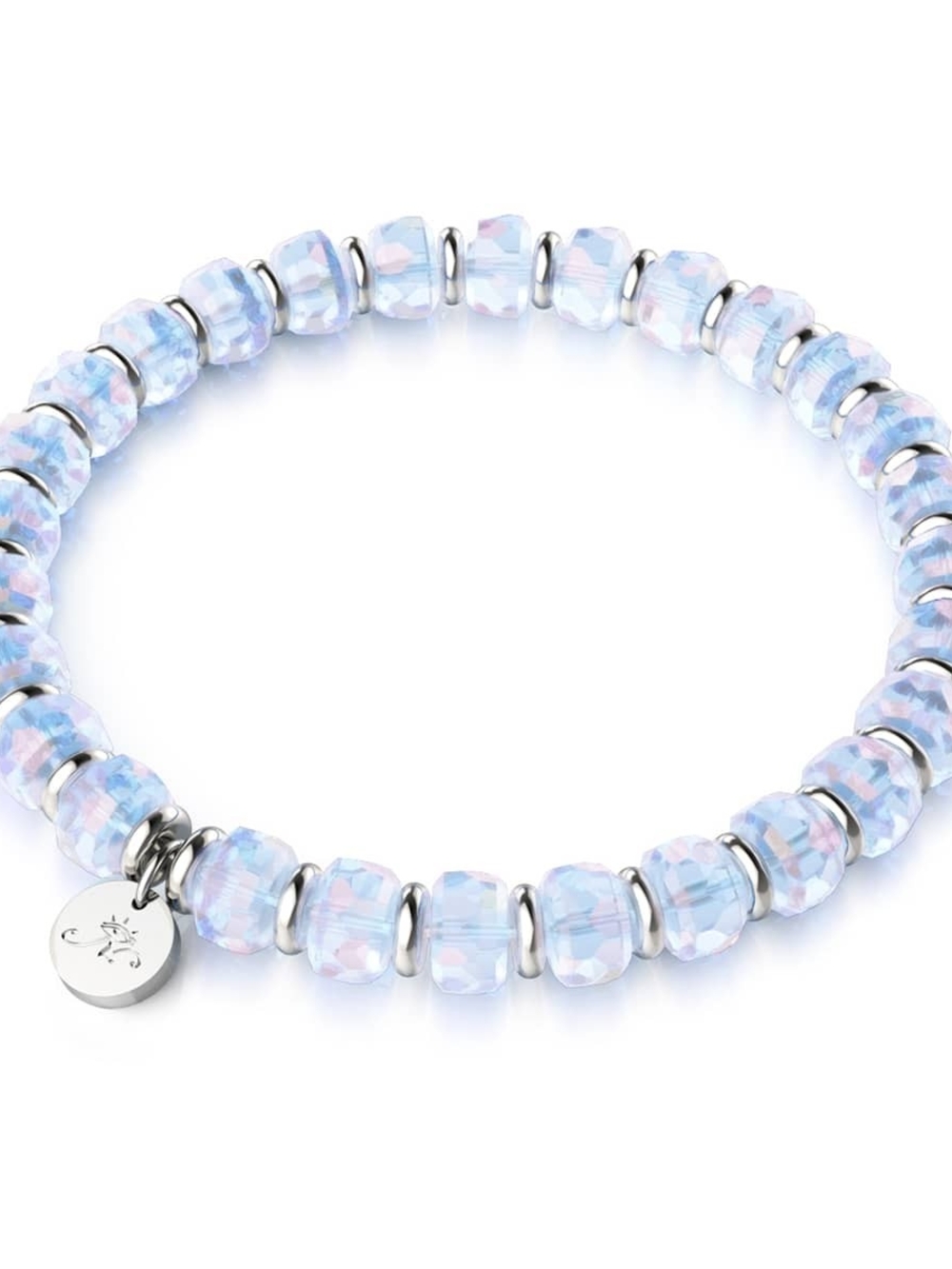 🆕️ NOGU Moonlit Frost Radiant Facets Crystal Bracelet